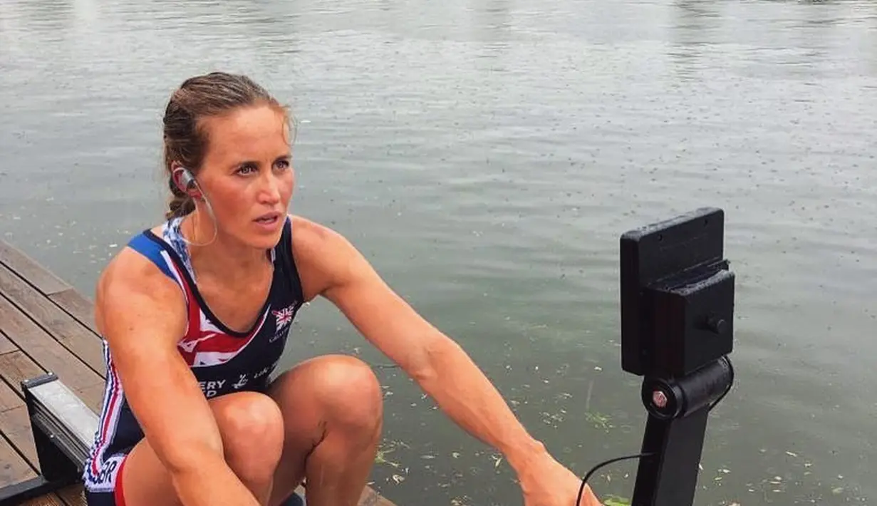 Helen Glover adalah atlet mendayung yang sempat pensiun setelah memenangkan Olimpiade Dayung Coxless Pair di tahun 2012 dan 2016. Foto: Instagram Helen Glover.