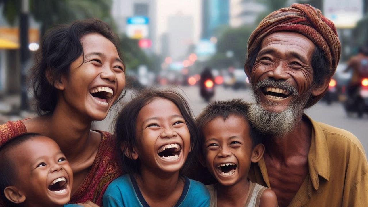 Ilustrasi Keluarga Miskin
