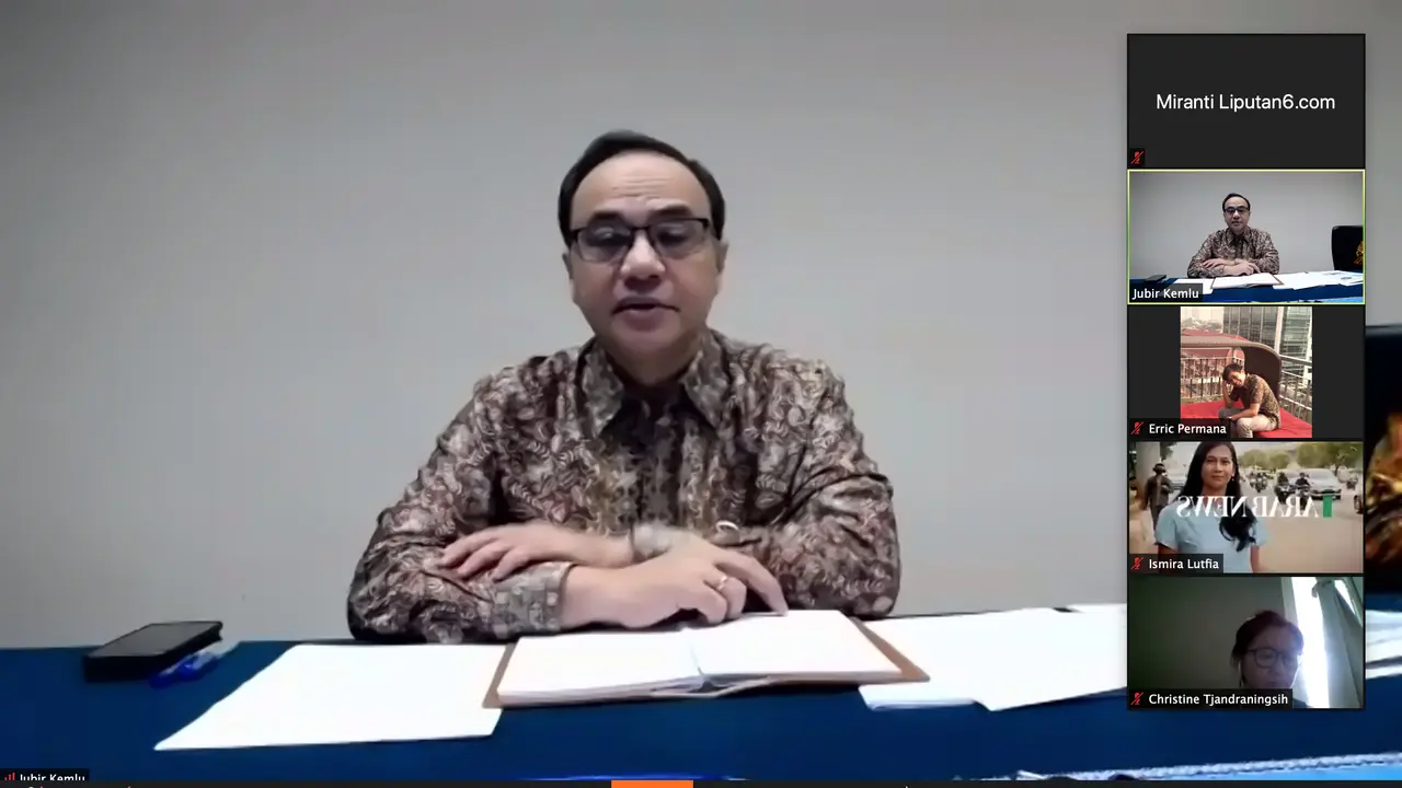 Teuku Faizasyah dalam press briefing virtual dengan awak media pada Rabu 22 April 2020.