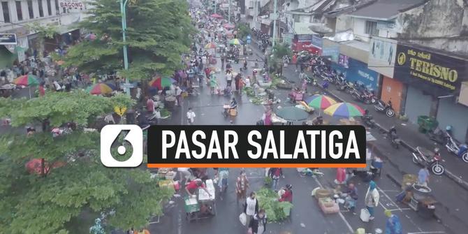 VIDEO: Viral, Jaga Jarak Ala Pasar Pagi Salatiga