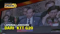 Laporan langsung dari Bali oleh Jurnalis Liputan6.com, Tommy Kurnia Rony yang menyampaikan tentang perjalanan KTT G20 sejak hari pertama yaitu 15 November 2022 sampai hari ini.