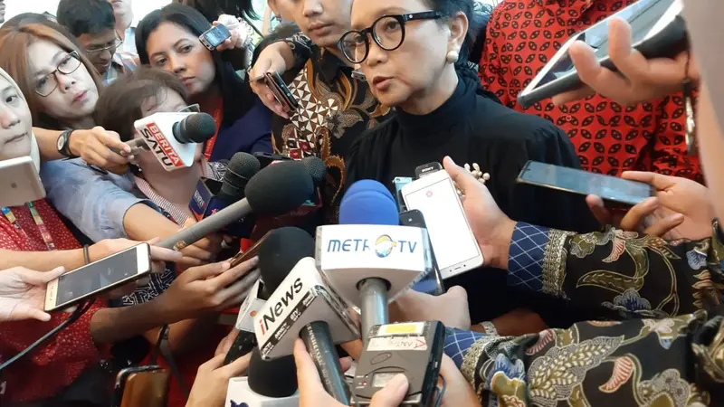 Menlu RI Retno Marsudi. (Tommy Kurnia/Liputan6.com)