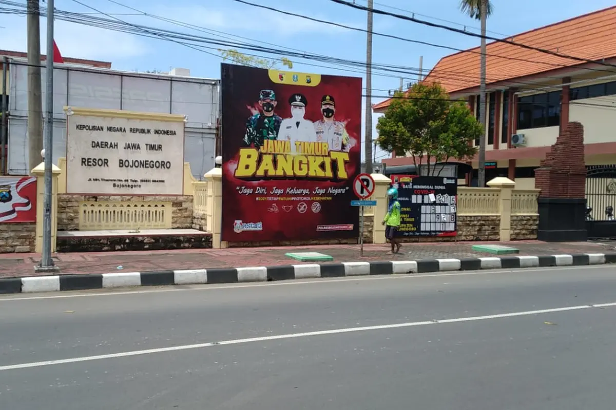 Mapolres Bojonegoro. (Liputan6.com/Ahmad Adirin)
