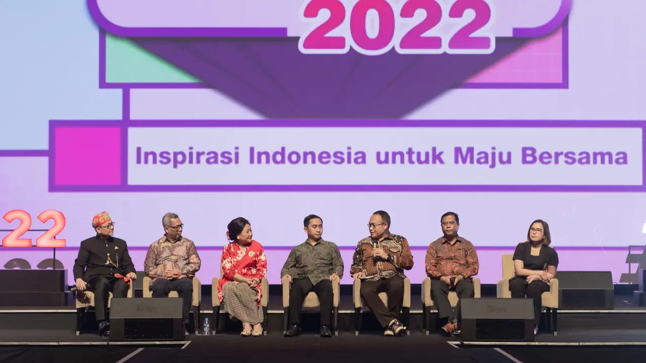 Perhimpunan Hubungan Masyarakat Indonesia (PERHUMAS) menggelar Konvensi Humas Indonesia 2022 selama dua hari berturut-turut (14-15 Desember 2022) di The Ballroom Djakarta Theater. (Dok Perhumas)