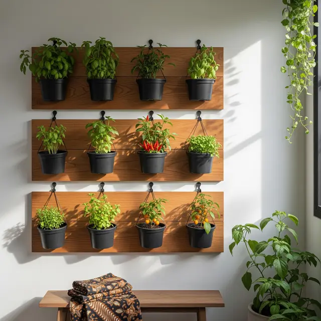 9 Desain Kebun Sayur Minimalis Vertikal Pakai Rak dan Pot Gantung, Solusi Lahan Terbatas