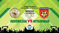 Indonesia vs Myanmar (Liputan6.com/Abdillah)
