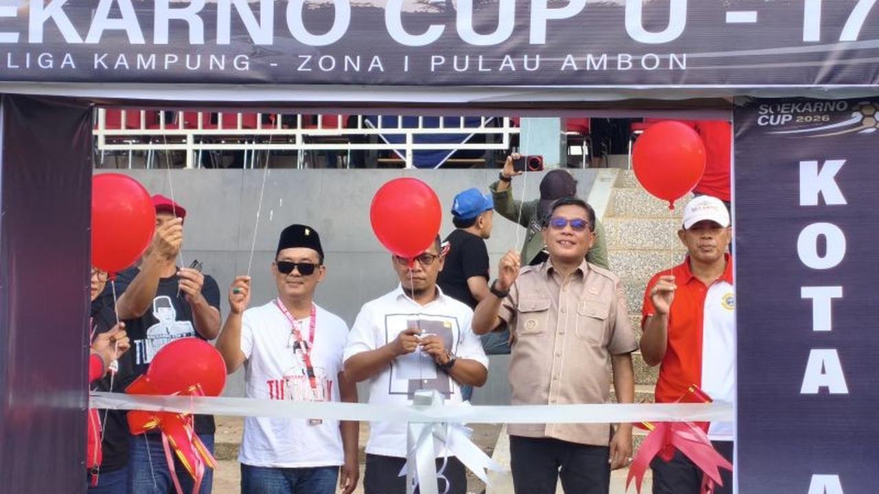 Pemkot Ambon Perkuat Pembinaan Sepak Bola Usia Dini Melalui Soekarno Cup