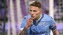 Musim ini, Ciro Immobile telah mencetak 19 gol di 22 Serie A, menjadikannya pencetak gol terbanyak kedua di divisi dan terbaik keempat di lima liga top Eropa. Dengan 38 poin, Striker Italia tersebut saat ini berada di urutan keempat pesaing penghargaan Sepatu Emas Eropa musim ini. (AP/Massimo Paolo)