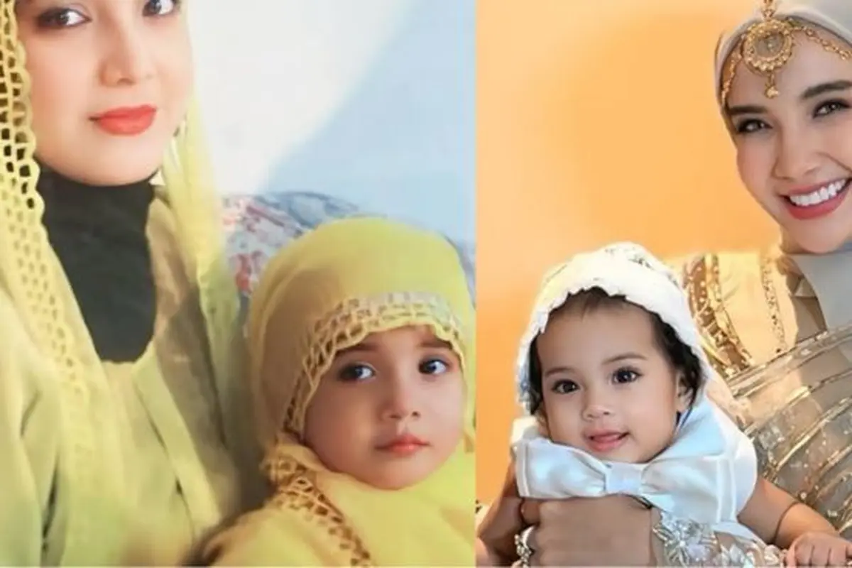 Momen Zaskia Sungkar Akhirnya Ungkap Wajah Baby Humaira ke Publik. (instagram/zaskiasungkar15)