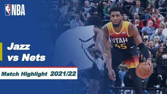 Berita video highlights NBA, pertandingan antara Utah Jazz melawan Brooklyn Nets dalam lanjutan NBA 2021/2022, Sabtu (5/2/2022).