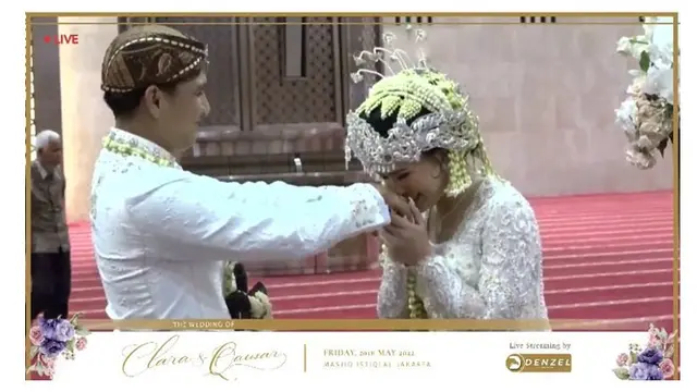 12 Momen Akad Nikah Masayu Clara dan Qausar Harta, Usung Adat Sunda