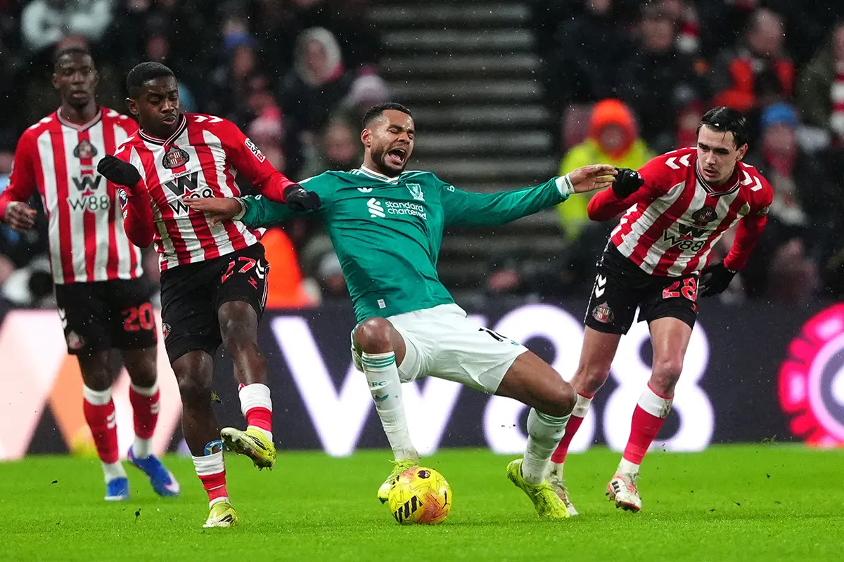 sunderland vs liverpool premier league