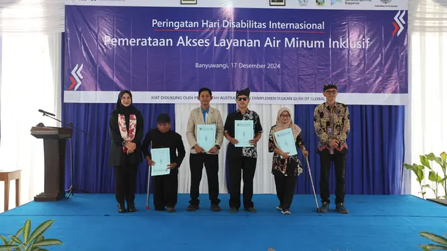 Pemkab Banyuwangi Fasilitasi Penyandang Disabilitas Akses Layanan Air Minum Inklusif 