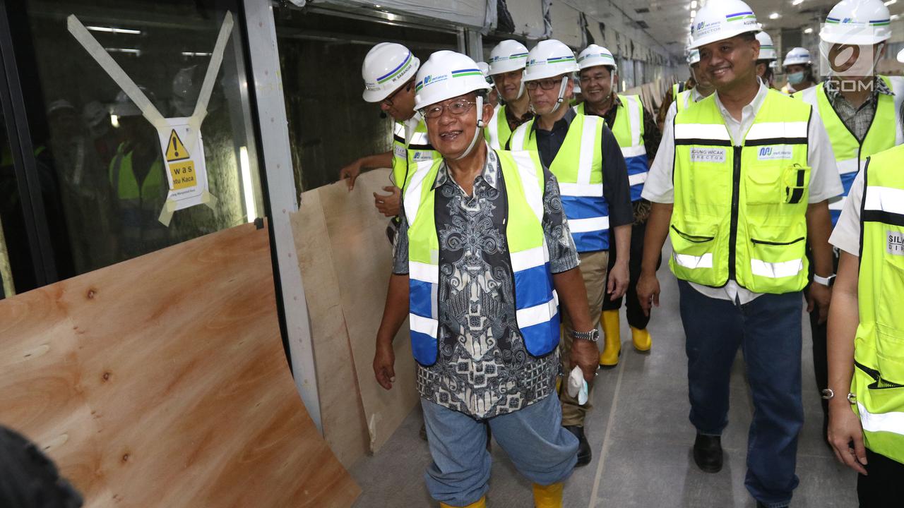 Menko Darmin Pantau Pembangunan Proyek MRT