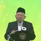 Wapres Ma'ruf Amin menghadiri acara penutupan Muktamar PKB di Bali, Minggu (25/8/2024). Lewat Muktamar, Ma'ruf Amin diberi mandat menjadi Ketua Dewan Syuro PKB. (Foto: Youtube PKB)