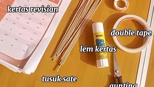 Pembuatan buket wisuda bahan sederhana dan praktis
