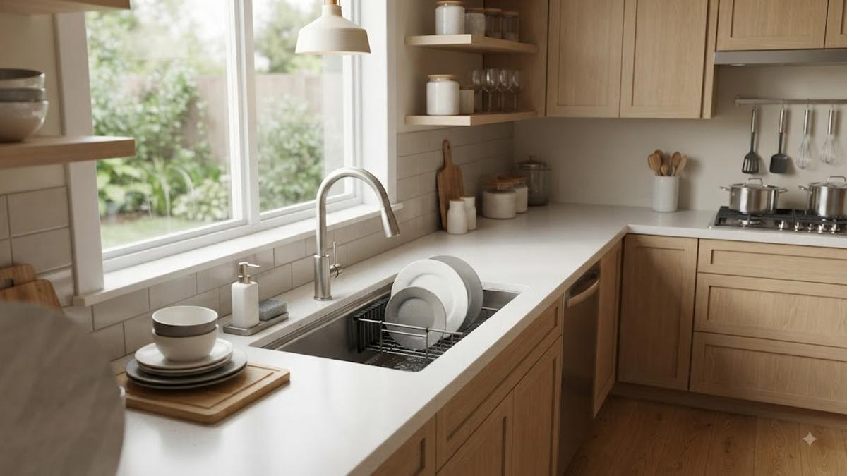 Cara Menentukan Ukuran Sink Cuci Piring yang Pas agar Dapur Nyaman dan Anti-Pegal