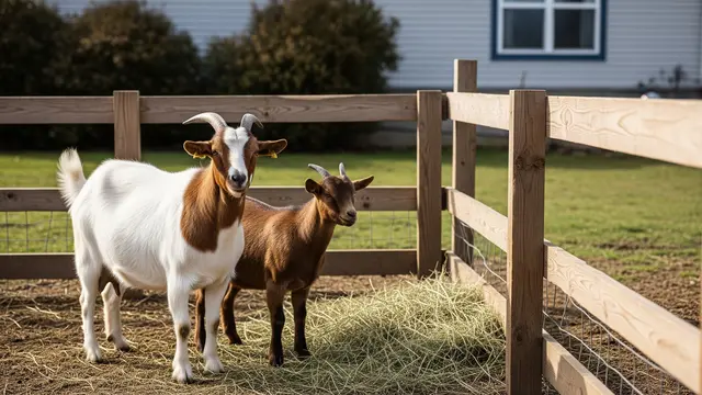Ilustrasi Kambing di Belakang Rumah/Gemini AI