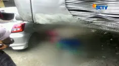 Seorang pelajar tewas seketika setelah menjadi korban kecelakaan beruntun di Jalan Fly Over Balaraja, Tangerang, Banten.