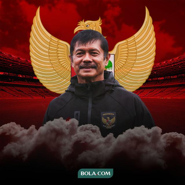 Ilustrasi - Indra Sjafri background timnas indonesia