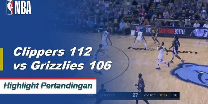 Cuplikan Pertandingan NBA : Clippers 112 vs Grizzlies 106