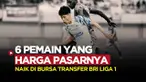 Berita motion grafis Taisei Marukawa dan 5 pemain BRI Liga 1 yang harga pasarnya mengalami kenaikan di bursa transfer BRI Liga 1 bulan Januari ini. Termasuk pemain Timnas Indonesia.