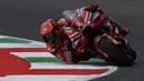 <p>Sesi latihan bebas MotoGP Italia 2023 kembali digelar di Sirkuit Mugello. (Filippo MONTEFORTE/AFP)</p>