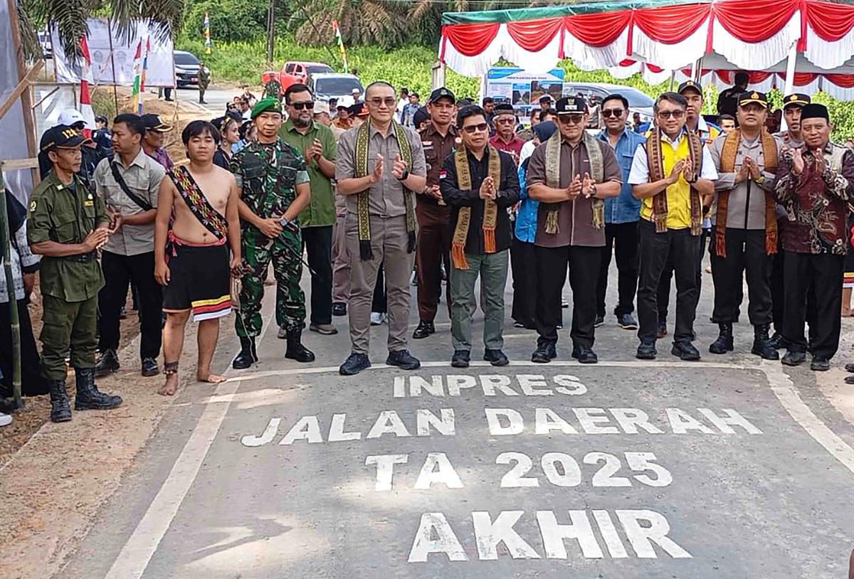 FOTO: Jalan Sungai Sapah Sepadak Terwujud Setelah Puluhan Tahun Penantian