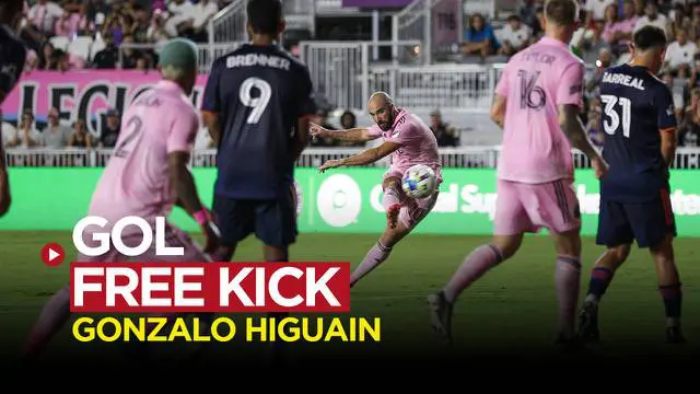 Berita video gol tendangan bebas mantan striker Real Madrid, Gonzalo Higuain di MLS