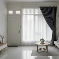 Model Gorden untuk Ruang Tamu Minimalis. (Foto: AI)