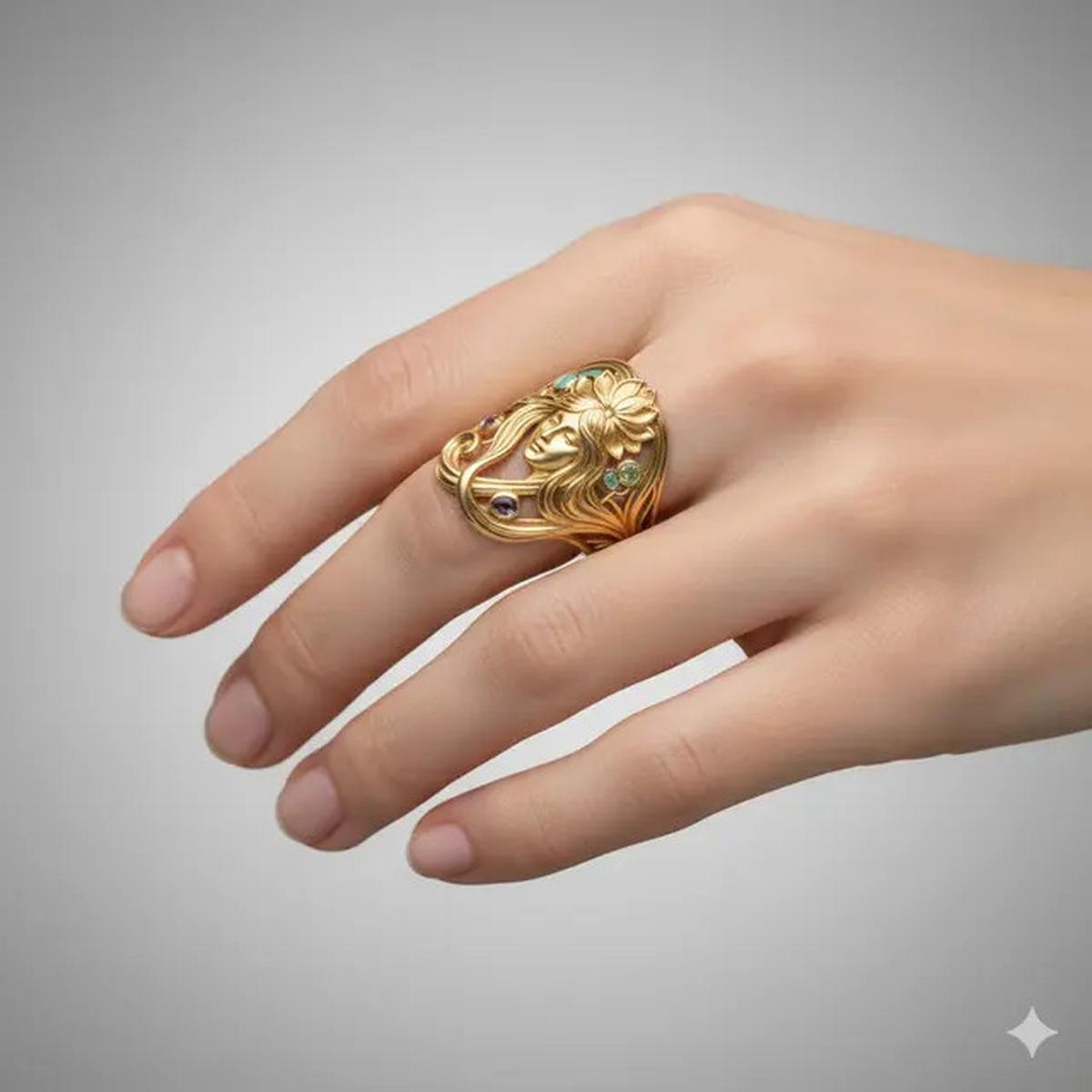10 Model Cincin Emas 24 Karat 5 Gram Motif Vintage, Cocok untuk Lamaran yang Penuh Makna di 2025