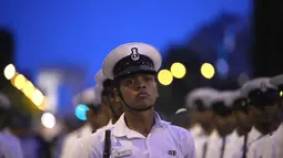 Perdana Menteri Narendra Modi telah diundang oleh Presiden Prancis Emmanuel Macron untuk berpartisipasi dalam Parade Hari Bastille bergengsi yang diadakan di Paris sebagai Tamu Kehormatan. (AP Photo/Christophe Ena)