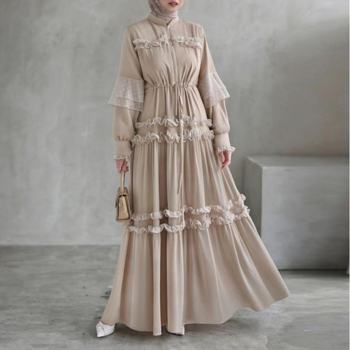 Ilustrasi Gamis Untuk Lebaran (©Pinterest)
