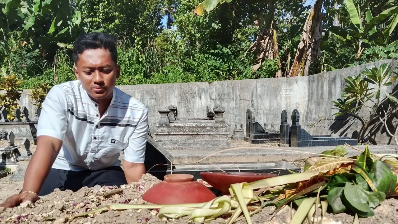 Makan pelajar SMA korban penganiayaan di Bantul. (Istimewa/JPW)