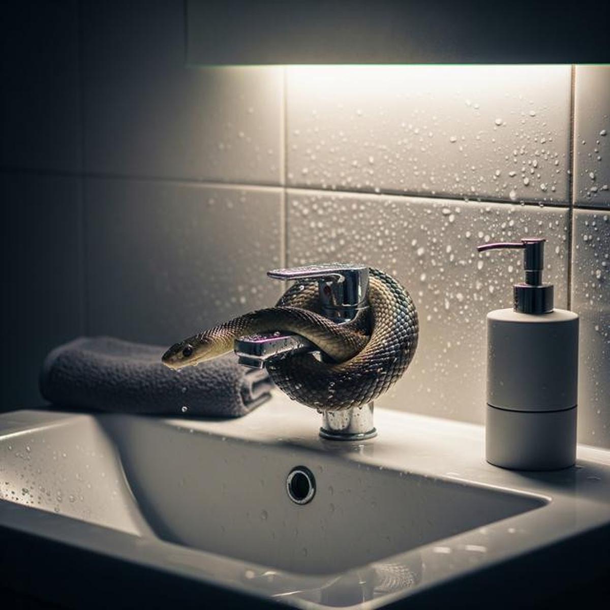 Panduan Aman Mengusir Ular dari Kamar Mandi yang Lembap dan Gelap