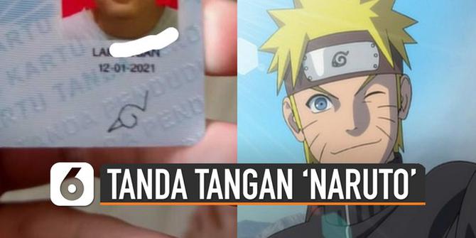 VIDEO: Viral Pelajar SMA Bubuhkan Tanda Tangan 'Naruto' di KTP