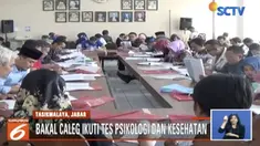 Menjelang batas akhir pendaftaran bakal calon anggota legislatif untuk pemilu 2019, ratusan bakal caleg  mengikuti serangkaian tes yang ditentukan oleh KPU.