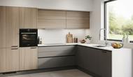 Desain Dapur Minimalis Modern dengan Kitchen Set Letter L (AI)