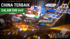 Tim AoV China berhasil mengalahkan Chinese Taipei pada babak final yang digelar di Britama Arena, Kelapa Gading, Minggu (26/8/2018)