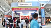 Bright Store Pertamina dan Official Booth MyPertamina di Bandara Internasional Lombok Praya, Nusa Tenggara Barat. (Dok. Pertamina)