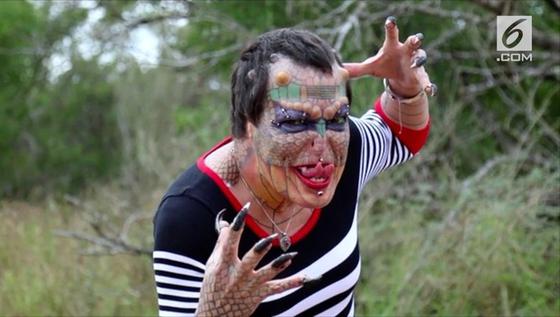 VIDEO: Wanita Transgender Mengubah Diri Menjadi Naga