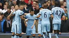 Sergio Aguero berhasil membuka keunggulan bagi City ketika laga baru berjalan tiga menit. (Reuters/Phil Noble Livepic)