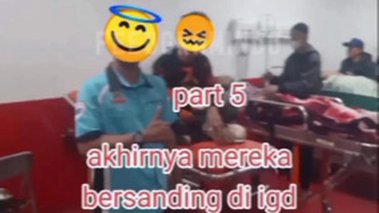 Niat Baik Bantu Buka Jalan Untuk Ambulans, Pria Pakai Baju Ormas Malah Tumbang Ikut Masuk ke IGD Rumah Sakit