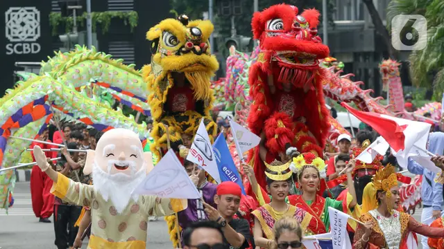 Perayaan Cap Go Meh di Kawasan SCBD