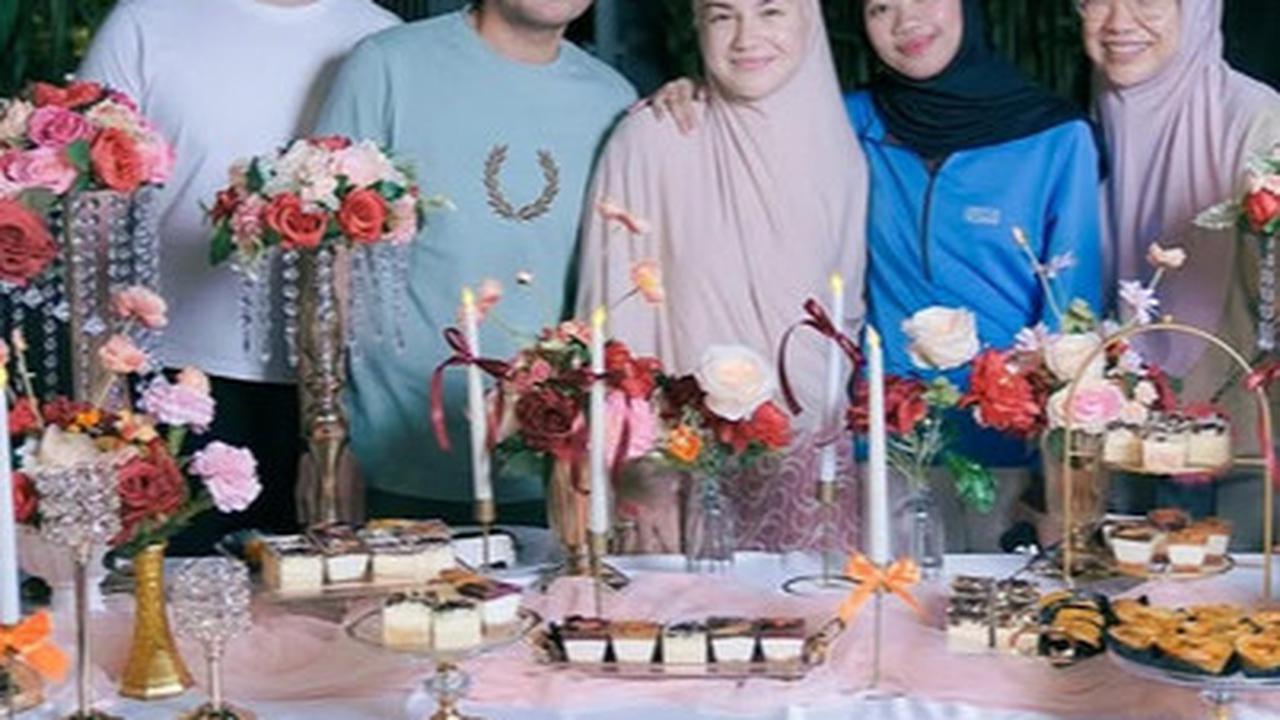 5 Potret Kejutan Ulang Tahun Ke-28 Irish Bella dari Haldy Sabri, Tatanan Meja Cantik dengan Kue Super Besar
