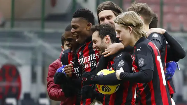 FOTO: Susah Payah Taklukkan Torino, AC Milan Melaju ke Babak 8 Besar Coppa Italia