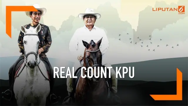 VIDEO: Real Count KPU di Hari Pertama Puasa, Siapa yang Unggul?