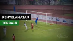 Berita video 3 aksi penyelamatan kiper Indonesia, Satria Tama, saat Timnas Indonesia U-22Indonesia tahan Vietnam.