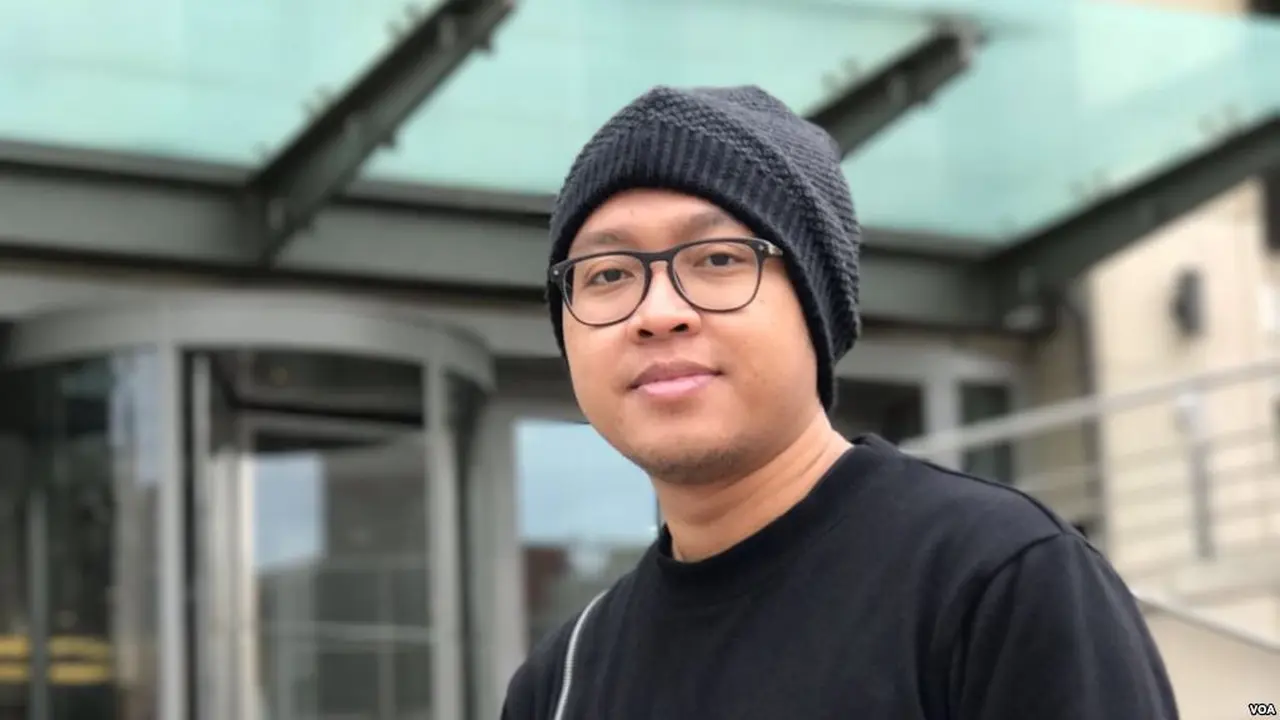Halim Miftahul Khoiri, mahasiswa S2 di George Washington University jurusan kajian Islam. (Dokumentasi VOA News)