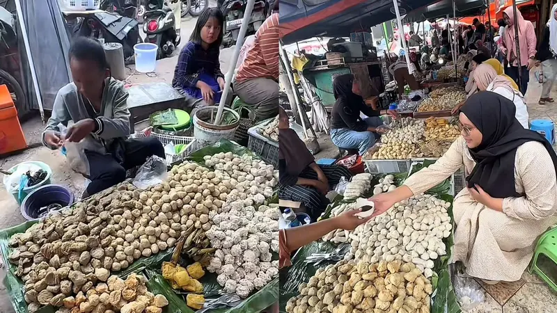 Pempek versi murah bisa Anda temui di Pasar 16 yang ada di Palembang